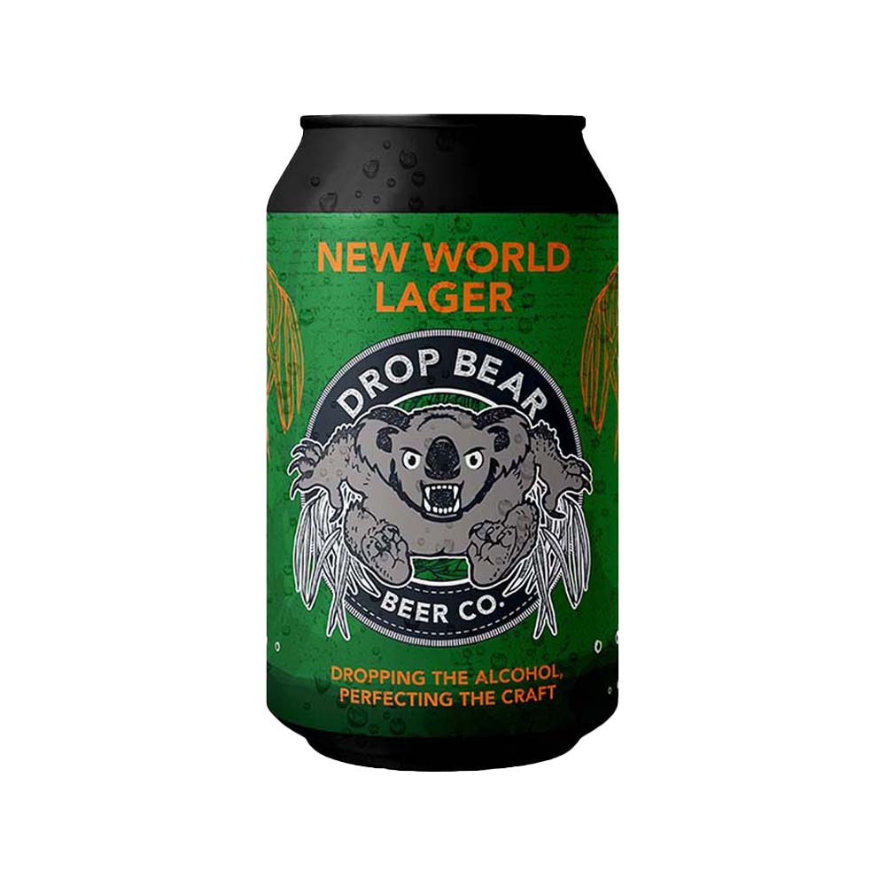 Drop Bear New World Lager 330ml Beer CAN - 0.5%