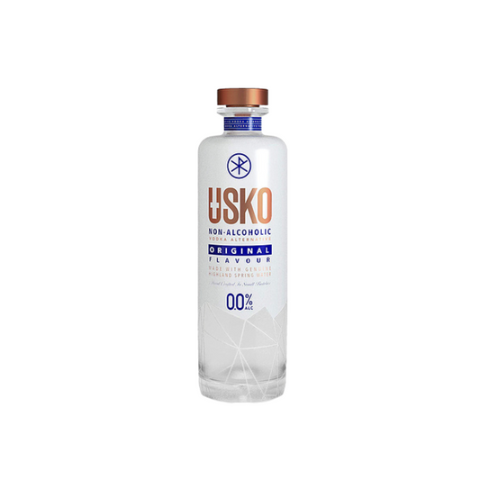 USKO non-alcoholic beverage bottle on a white background