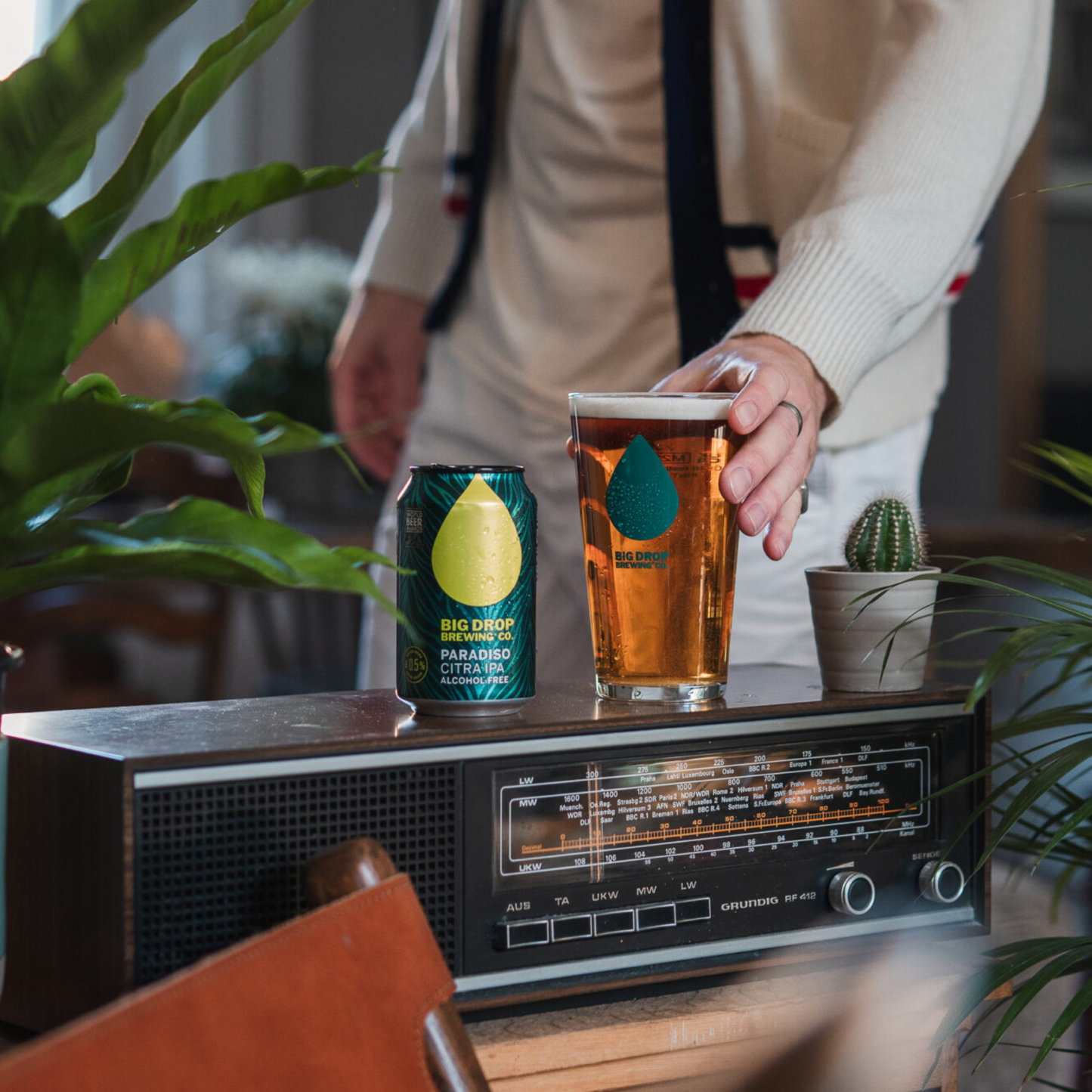 Big Drop Brewing Co Paradiso Citra IPA Can & pint 