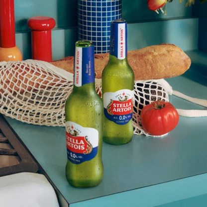 Stella Artois 0.0% with Food