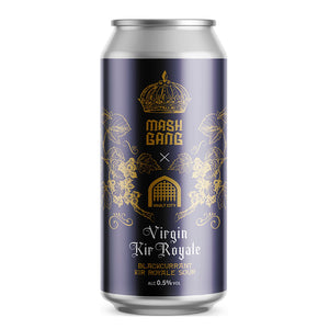Mash Gang, Kir Royal Blackcurrant Sour Beer - 440ml can - 0.5%