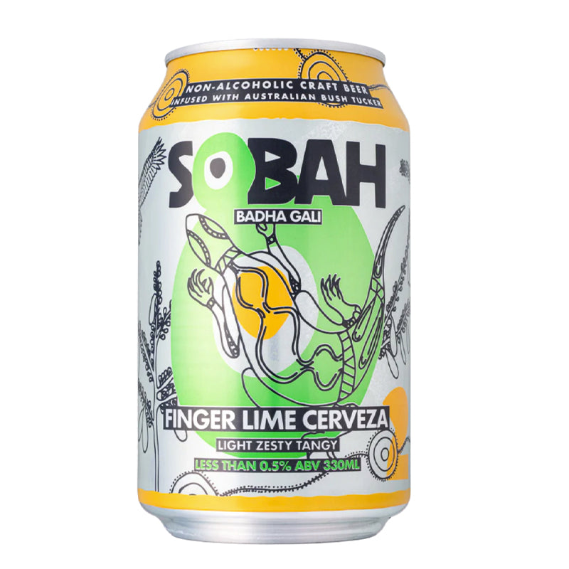 SOBAH Finger Lime Cerveza 330ml Can - 0.5%