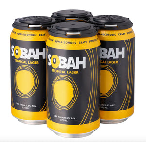 SOBAH Tropical Lager 375ml Can - 0.5%