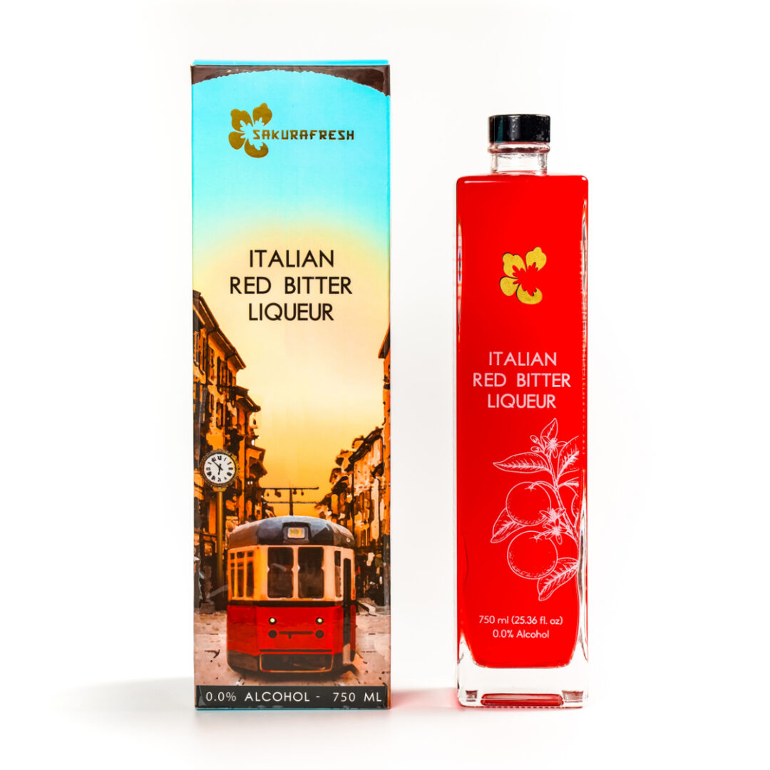 Italian Red Bitter Liqueur, Campari or Aperol Alternative 750ml - 0.0%