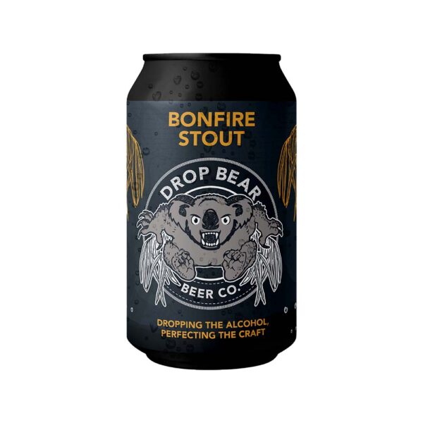 Drop Bear Bonfire Stout 330ml Beer CAN - 0.3%