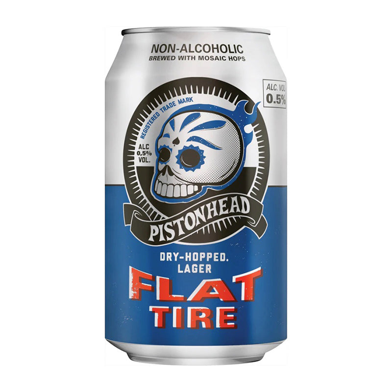 Pistonhead Flat Tire Dry-Hopped Lager Beer - 0.5%